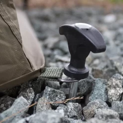 Korum Graphit Schirm/Shelter, 50" -Fisch Zubehoer Korum 50 Graphite Brolly Shelter 3