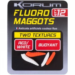 Korum Künstliche Naturmaden, Fluoro 9 Korum Künstliche Naturmaden, Fluoro -Fisch Zubehoer korum artificial fluoro maggots 1.jpg
