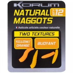Korum Künstliche Naturmaden, Fluoro 11 Korum Künstliche Naturmaden, Fluoro -Fisch Zubehoer korum artificial fluoro maggots 3.jpg