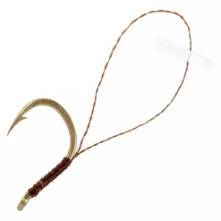 Korum Quickstop Am Haarvorfach, Widerhaken -Fisch Zubehoer korum barbed hook hairs with quickstops.jpg