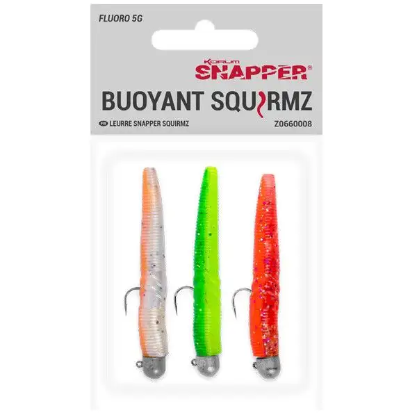 Korum Snapper Squirmz, Schwimmender Gummiköder 4 Korum Snapper Squirmz, Schwimmender Gummiköder – Bild 2