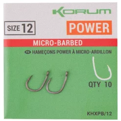 Korum Xpert Power Haken, Widerhaken -Fisch Zubehoer korum xpert power hook mirco barbed 2