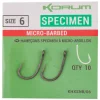 Korum Xpert Specimen Haken, Widerhaken -Fisch Zubehoer korum xpert specimen hook micro barbed 2